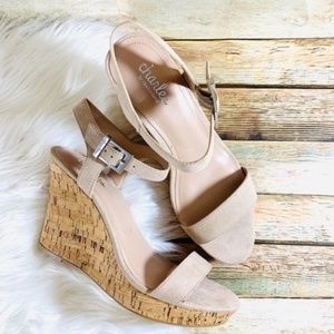 Charles David  Suede Sandal Sz 9M